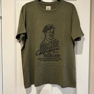 Roy Rogers x Daves Industrial Dark Green Graphic Tee